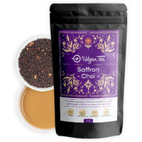 Udyan Tea Saffron Chai Tea, 250g (100 Cups)|Brews with Milk Natural Indian Spices Loose Leaf Tea