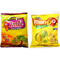 Cintu 20 Packs - Imly Pachak | Tamarind Candy - Pack of 160 Pieces and Mango Doubles Centerfilled Candy (BIG Size) - Pack of 150 Pieces