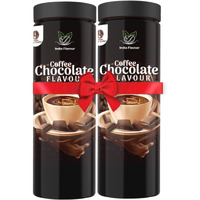 India Flavor Chocolate Mocha | Strong Instant Coffee Powder, No Chicory | 200 gm coffee, 100 Servings