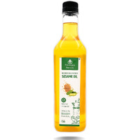 Parampara Naturals Wooden Cold Pressed Sesame Oil (Virgin/Chekku/Ghani Extracted Natural and Pure Oil, No Artificial Flavor and Preservatives, Unrefined Oil for Healthy Body and Routine 250ml