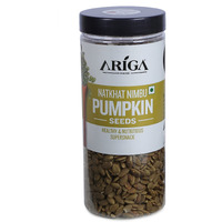 Ariga Foods Pumpkin Seeds For Weight Loss Roasted With Nimbu Immunity Booster in Pet Jar | Rich Source of Omega 3 | Highly Nutritious Snack | Rich in Protein, Dietary Fibre, Zinc & Magnesium 500g