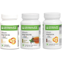 Herbalife Nutrition Afresh Energy Drink Mix (Ginger Tulsi And Elaichi) Flavored Energy Drink (3x50 g, Ginger, Tulsi, Elaichi Flavored)