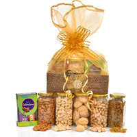 NUTRI MIRACLE Ganesh Chaturthi Gift Hamper | Chocolate & Dry Fruits Combo Pack  Perfect Celebration Return Gifts, Chocolate Gift Pack, & Dry Fruits Gift Box for Festive Joy