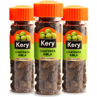 Kery Chatpata Amla Spicy Mouth Freshener [Amla Dried Fruit With Masala] 3 Bottles, 600 Gm