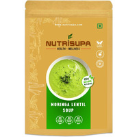Nutrisupa Healthy Natural Vegan Plant Based| No Soy| No Diary| Fibre Rich| Cholesterol and Trans Fat Free| Ready to Make | for Immunity and Strength - Moringa Lentil Soup Mix| 10 Cups per Pack