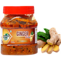 Natural Hub Homemade Ginger Pickle Tasty and Spicy (Ginger, 500 gm)