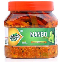 Natural Hub Homemade Yummy Mango Pickle, Aam Ka Achaar, Keri Ka Achaar (500grm)