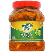 Natural Hub Mother Made Mango Pickle, Aam Ka Achar, Swaad Ghar Ka (Mango Pickle, 1 Kg)
