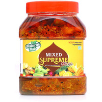 Natural Hub Marwadi Mix Pickle , Indian Vegetables , Har Flavor Ka Swaad (Supreme Mixed, 1 Kg with Good Packing)