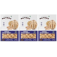 Nutraj Premium Walnut Kernels (Without Shell) 600g (3 x 200g) | Delicious & Crunchy Walnut Giri | High in anti-oxidants | Rich in Omega-3