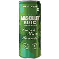 Absolut Cocktail Mixers, Lemon and Mint Flavour, Pack of 24, 24 x 250ml