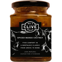 Clive Road Mango Chutney -100% Natural Ingredients, No Added preservatives, Sweet and Spicy, 350 g