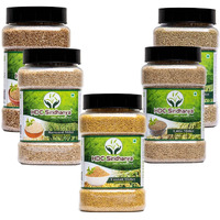 Siridhanya Unpolished & Positive Millets combo pack 5 (kodo, little, browntop, foxtail and barnyard each millets Grwt. 500g) Organicall grawn from Karnataka