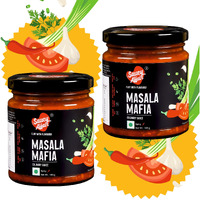 Saucy Affair Masala Mafia Sauces | Tomato chilli sauce | Red chilli sauce | Chinese sauce | Spicy sauce | Sauce Combo | Ready to Eat - 180g,Regular, (Set - 2)
