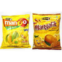 Cintu Mangolik - Mango Candy | Pack of 160 + Mango Doubles Center-filled Candy (BIG Size) - Pack of 150 Pieces