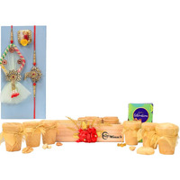 NUTRI MIRACLE Gourmet Gift | Rakhi Dry Fruit Hamper | Retirement | Baby Shower | Birthday | Diwali Corporate Gifting | Anniversary | Thanks Giving,1kg (2 Rakhi Set)