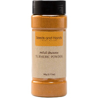 Seeds and Hands Wayanad Turmeric/Haldi Powder [100% Pure and Natural] Pack of 2 x 90g (180g)
