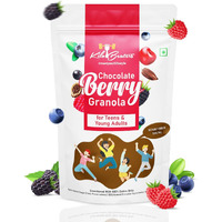 KILOBEATERS Chocolate Berry Granola For Teens & Young Adults Sweetened With 100% Dates, Zero Added Sugar & Gluten Free - (600 g)