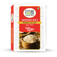 Future Foods Arborio Rice | Fat Free | Creamy Texture & Nutty Aroma | | Rich in Vitamin & Minerals | Product of Italy | Use to Make Rissotto | 450g