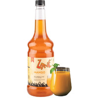 Zone Mango Syrup 1050ml | Zesty Mango Flavor for Mocktails, Cocktails, Lemonades, Iced Teas & More | 35+ Flavours