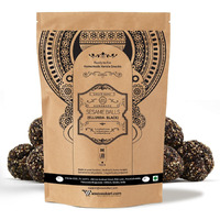 looms & weaves - Sweetened Sesame Balls / Ellunda (Black) - 250g