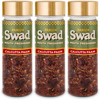 Panjon Swad Calcutta Paan Mukhwas (Pack Of 3 X 100 Grams) | Meetha Paan Mukhwas | Hygienically Packed Traditional Sweet Pan Pachak | Tasty Mouth Freshener | After-Meal Snack | Dry Mukhwas