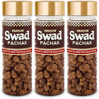 Panjon Swad Khatta Meetha Khajoor Mukhwas (Pack Of 3 X 130 Grams) | Digestive Mouth Freshener | Hygienically Packed Traditional Pachak | Tasty Mouthfresheners | After-Meal Snack | Dry Mukhwas