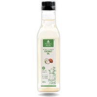 Parampara Naturals Coconut Oil Wooden Cold Pressed Virgin Coconut Oil Edible, Kohlu, Chuck Cold Press Extracted Oil for Cooking, Hair & Smooth Skin Moisturizer 500 ml
