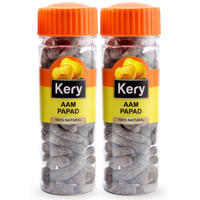 Kery Pachak Khatta Meetha Aam Papad Churan, Mukhwas Mouth Freshener,100% Natural Digestive Mukhwas 130 Gram X 2 Bottles (After Meal Mouth Freshner)