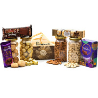 NUTRI MIRACLE Rakhi Hamper With Chocolates | Dry Fruit Gift Hamper | Rakhi Gift Set | Rakshabandhan Gift Hamper For Sister | Rakhi Gifts For Kids | Rakhi Gift For Brother Dry Fruits