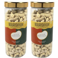 Nourishyum Premium WW320 (Grade A++) Cashews 1kg With Reusable Jar | Whole Kaaju | 100% Natural King Size Kaju | Nuts & Dry Fruits | Healthy Snacks | Dry Fruit Gift Pack