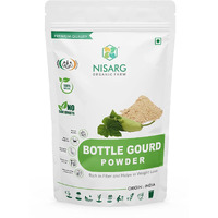 NISARG ORGANIC FARM Bottle Gourd Powder Lauki Doodhi Powders Pure Organic Natural Healthy and Nutritious Traditional Method Made Add in Protein Shake and Juices (1Kg)
