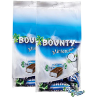 Bounty, Miniature Chocolate Pouch 2 X g, Coconut, 220 gram