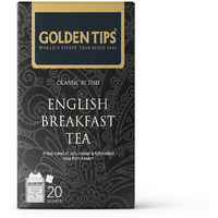 Golden Tips Classic Blend English Breakfast Tea Bags | 20 Tea Bags | 40 Grams