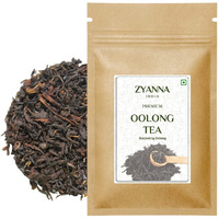 ZYANNA Oolong Tea - Premium Traditional Loose Leaf Black Tea (100Gm-50 Cups) - Handpicked From The Mountains - Smooth & Floral Taste - 100% Natural