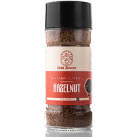 Odd Beans Premium Instant Coffee Powder | Rich Flavour and Aromatic, 100% Arabica Beans for Intense Cold & Black Coffee | No Chicory Added (Hazelnut, 100 g)