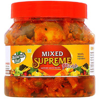 Natural Hub Pachranga Mix Pickle Home Made,Herbal Masala Organic Super Mixed Pickle (500grm)