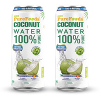 ROLLINS PureFoods Vietnamese Tender Coconut Water, 100% Pure & Natural | Nariyal Paani For Daily Hydration & Healthy Skin | (Pack Of 2, 320Ml Each)