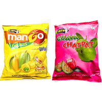 Cintu Guava Chatpat Candy | Pack of 160 Candies + Mango Doubles Centerfilled Candy (BIG) | Pack of 150 Candies