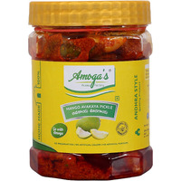 Amogas Pickles Factory Andhra Authentic Special Mango Pickle/Aam Ka Aachar/ Avakaya Pachadi (1000)
