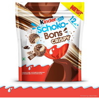 Daves American Food Kinder Joy Schokobons Crispy 12Pcs, Milk And Cocoa Flavor,67.2Gm