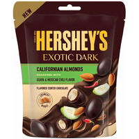 HERSHEYS Exotic Dark Californian Almonds Guava & Mexican Chili Flavor 90 Gram - Pack of 3