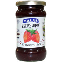 MalaS, Zero Sugar Jam 350G, Strawberrys, Pack of 1