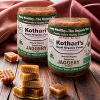 Kotharis Royal Organic Foods Jaggery Pack Of 2 1980 Gm(Sugarcane Jaggery Block/Gud/Gur/Gud Bhelli/Vellam/Sharkara Bellam/Nattu/Jaggey/Pure/Natural/No Preservetive)
