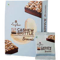 Loyka Cashew Brittle Brownie Box - 12 pcs | Premium Chocolate Gift Hamper | Choco & Nut Dryfruit Delicacy | Roasted Cashewnut (45%), Crunchy Brownie & Dark Choco | Any-time snack