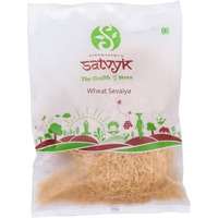 S Siddhagiris SATVYK THE HEALTH re STORE Organic Whole Wheat Vermicelli (200gm) - Sevaiya | No Maida | Traditional Method Semiya | Preservative Free | Vegan | Chemical Free Wheat Sevaiya
