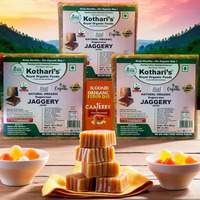 Kotharis Royal Organic Foods Jaggery Pack Of 3 2998 Gm(Sugarcane Jaggery Block/Gud/Gur/Gud Bhelli/Vellam/Sharkara Bellam/Nattu/Jaggey/Pure/Natural/No Preserveti
