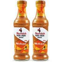 Nandos Peri Peri Chilli Sauce - Medium 250 Gm, Pack Of 2, Product Of Netherlands