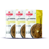 Tanawades Smart Food Instant Aloo Paratha Mix, Ready to Cook, Home Food with Hand Picked Flavours, Pack of 3