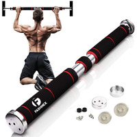 Fashnex Pull up Bar, Chin up Bar for 65cm-85cm Door Way size, Mounts with Screws for Pullups, chinups at Home exercises for Men and Women